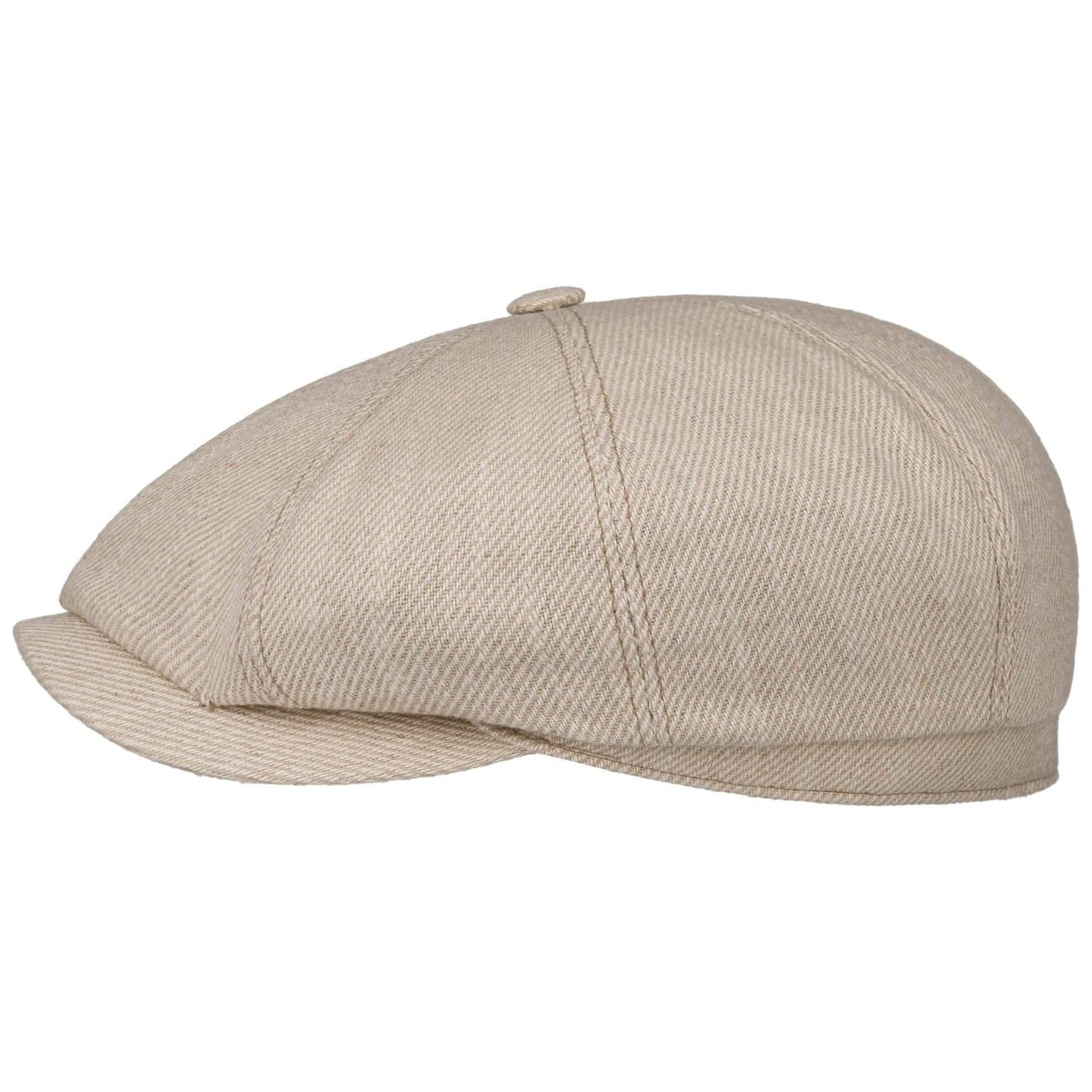 stetson-hatteras-sustainable-uni-twill-flatcap-hellbeige-made-in-eu image 1