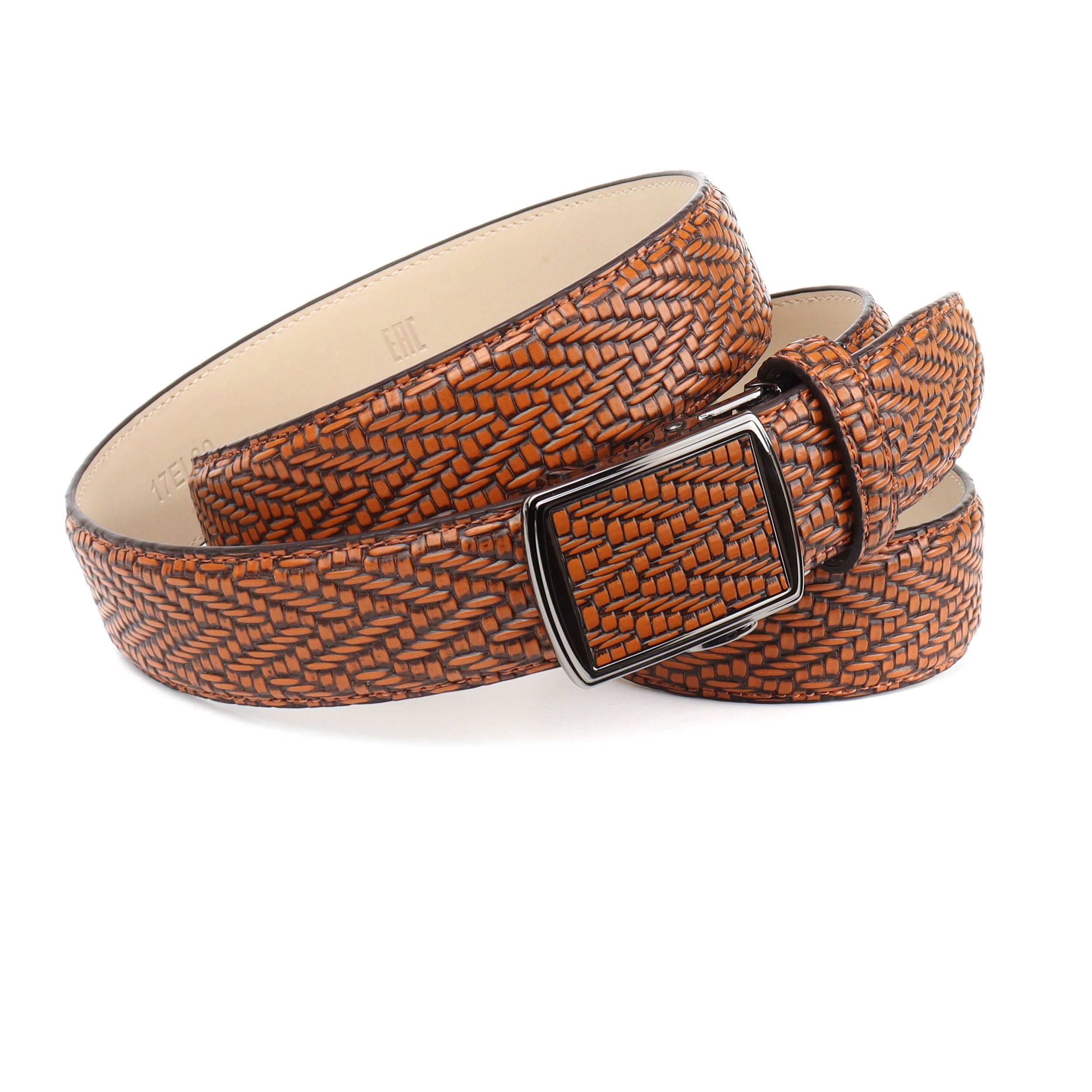 anthoni-crown-herren-lederg-rtel-cognac-automatik-33el30-3-5-cm image 1