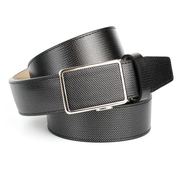 anthoni-crown-17m70-herreng-rtel-leder-matrix-design-grau-3-5-cm-automatik image 1
