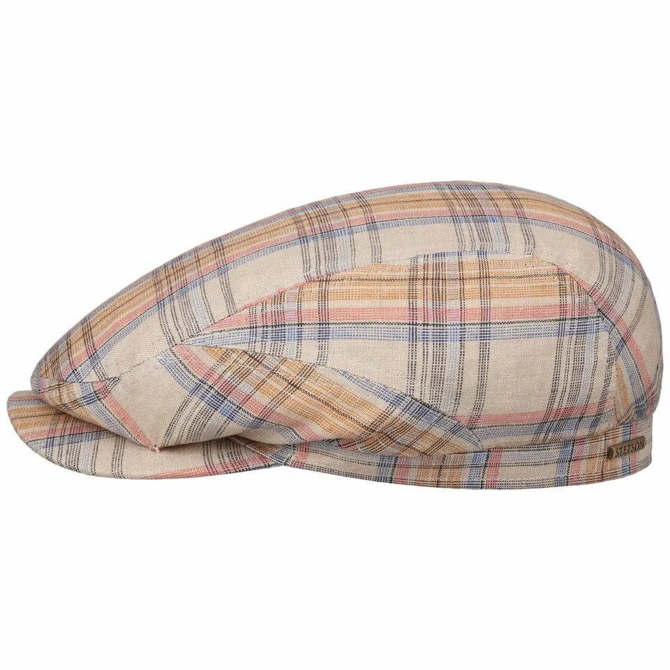 stetson-orsley-driver-schirmm-tze-kariert-aus-leinen-herren image 1