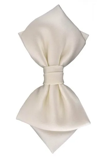 hemley-fliege-seide-satin-napoli-uni-ecru-zum-selbstbinden image 1