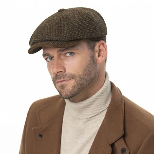 stetson-hatteras-flatcap-harris-tweed-schurwolle-made-in-germany image 8