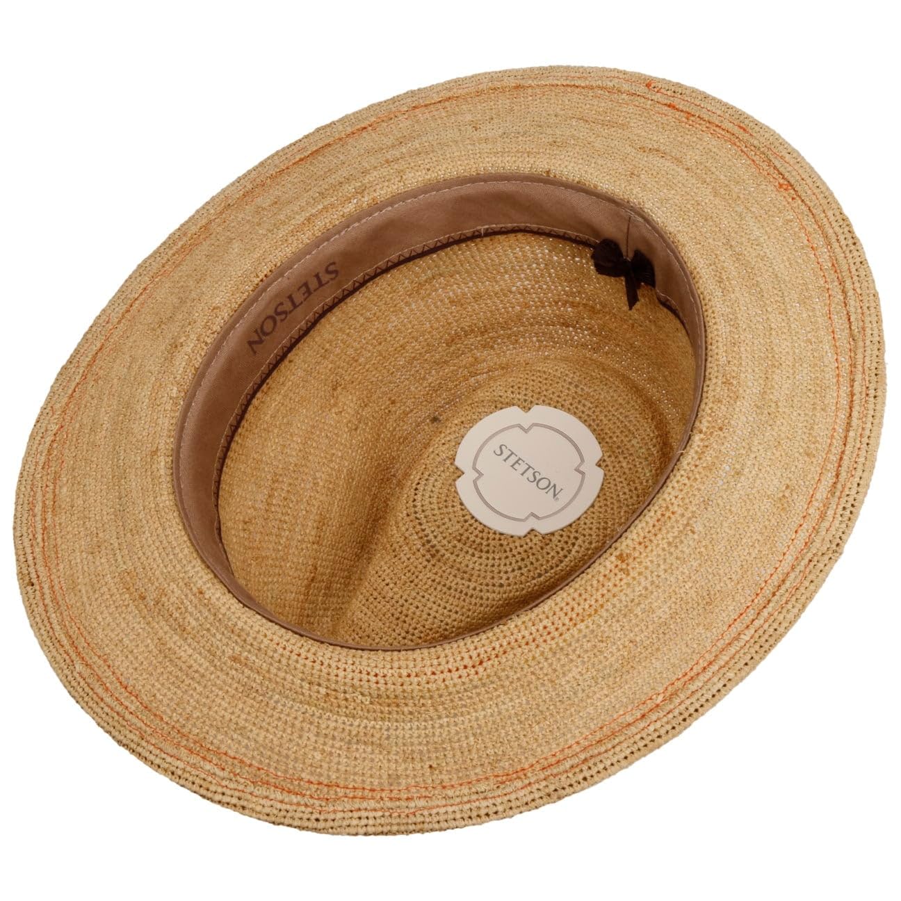 stetson-crochet-raffia-traveller-strohhut-natur-mit-garniturband image 5