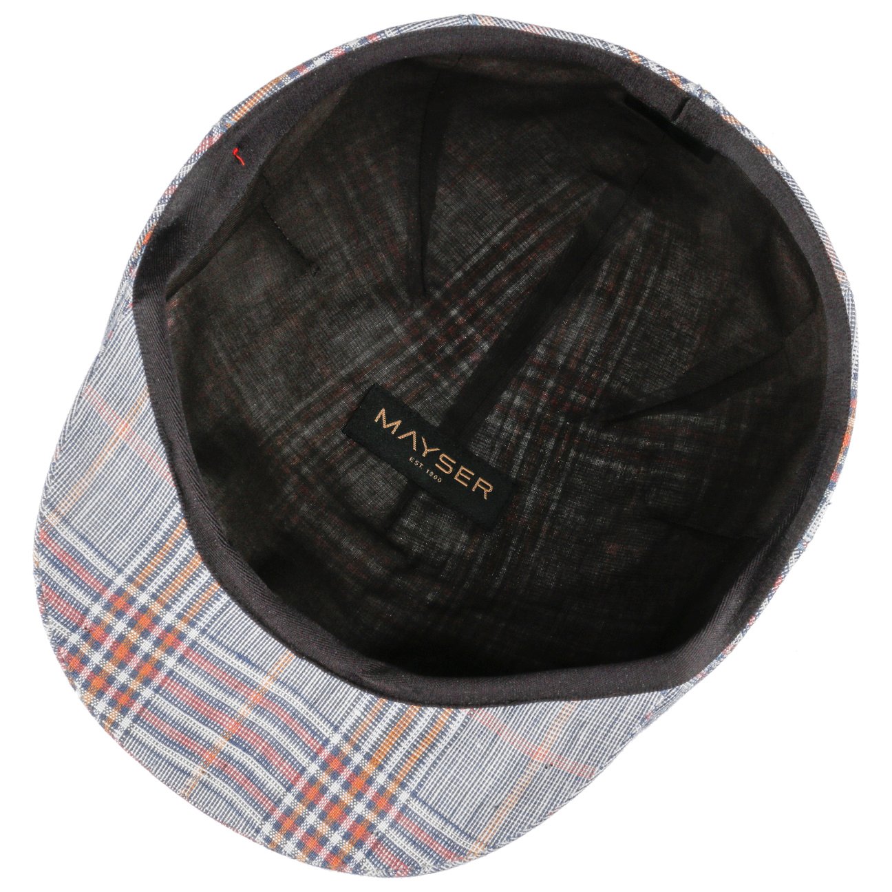 mayser-sidney-superior-leinen-check-flatcap-f-r-herren image 4