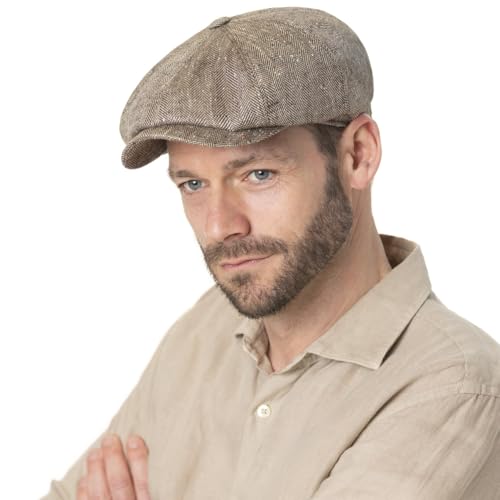 stetson-lanfield-flatcap-herringbone-made-in-germany-herren-schirmm-tze image 7