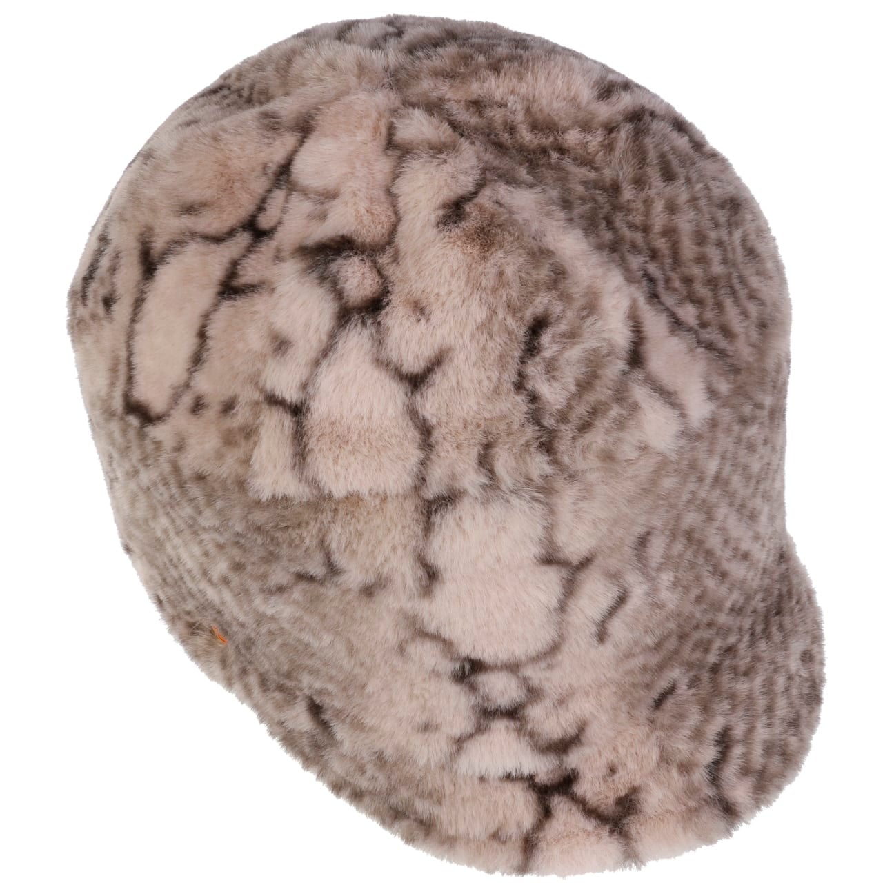 mayser-fijara-fake-fur-ballonm-tze-mit-schirm-tiermuster-rosa image 3
