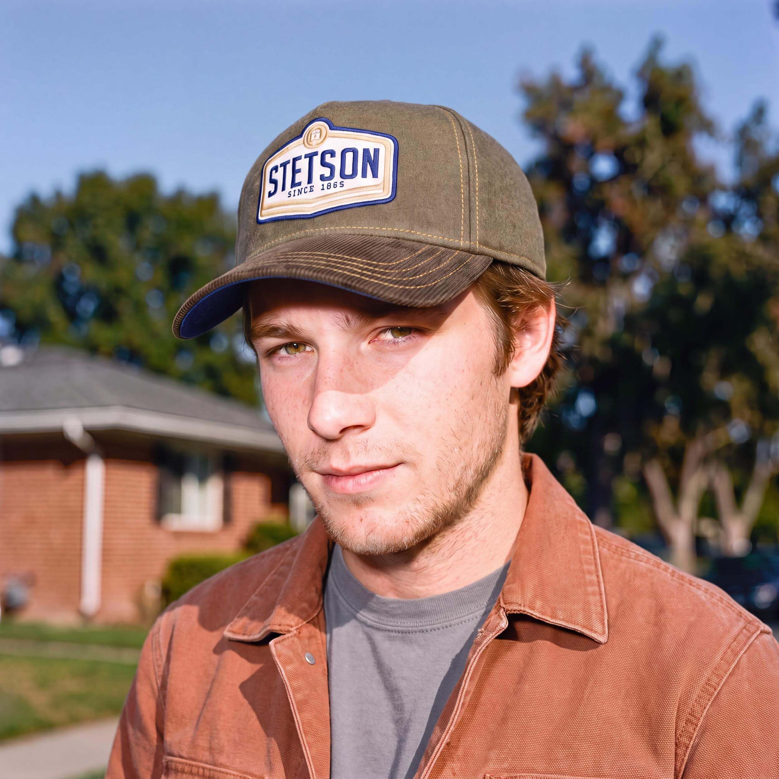stetson-wordmark-patch-stoffcap-baseballcap-cordschirm-herren image 2