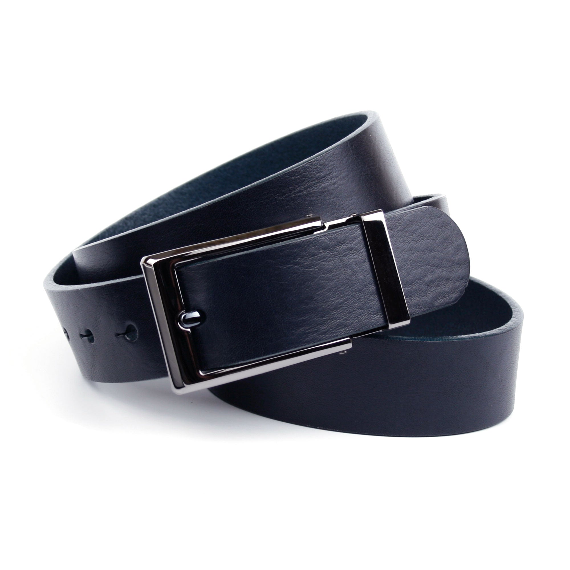 anthoni-crown-herren-volllederg-rtel-dunkelblau-dornschlie-e-3-5-cm image 1