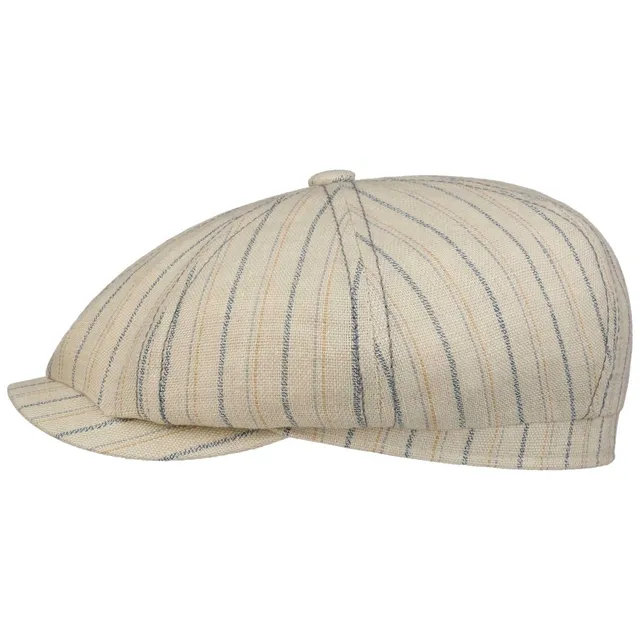 stetson-ledford-leinen-flatcap-gestreift-mehrfarbig image 1