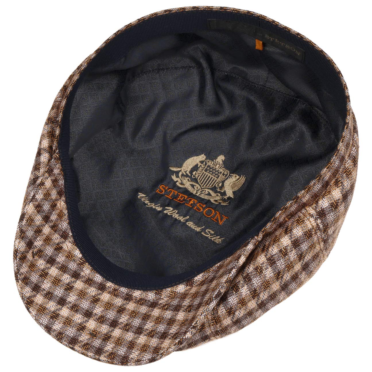stetson-hatteras-talcott-seide-wolle-flatcap-herren-braun-56-cm image 3