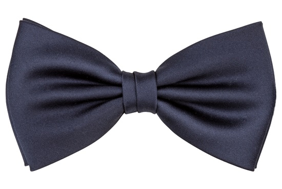 ascot-schleife-uni-satin-marine-form-wien-6-cm image 1