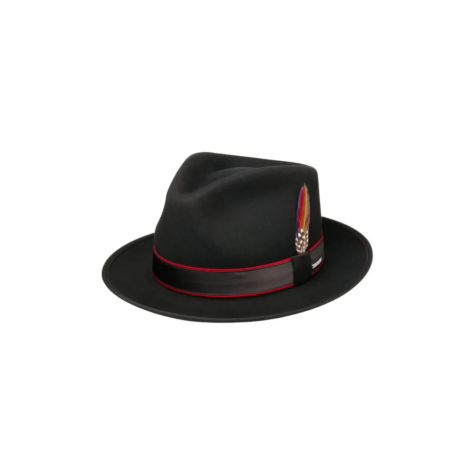 stetson-fedora-forza-filzhut-aus-wolle-kaschmir-schwarz image 1
