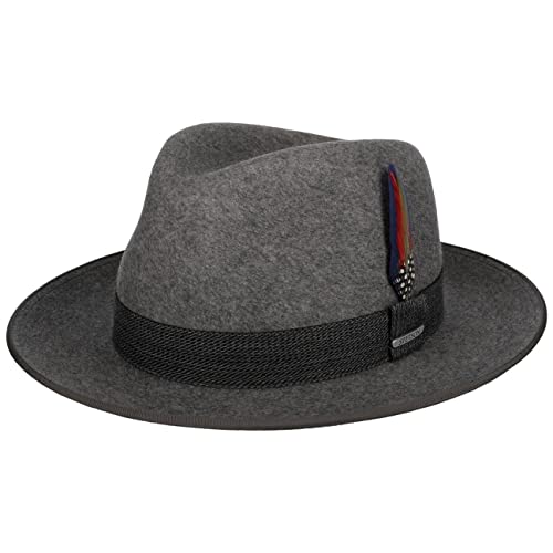 stetson-tarvenco-fedora-wollhut-player-stil-mit-feder-herren image 6