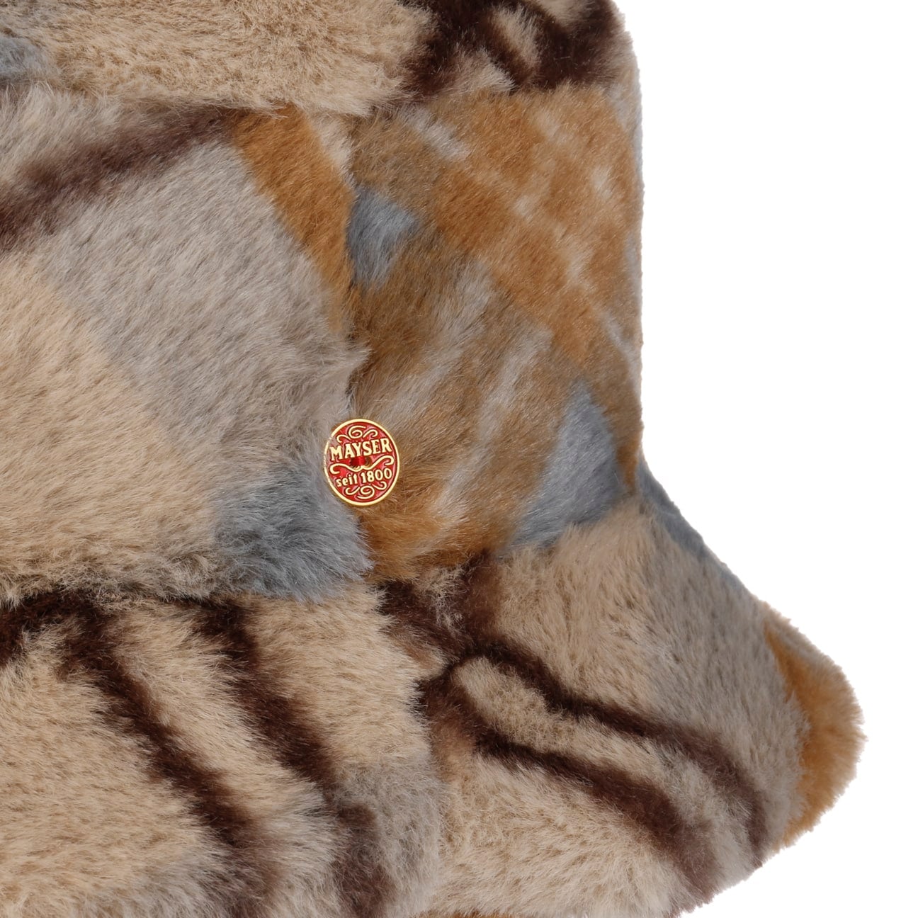 mayser-philippa-plush-bucket-stoffhut-karo image 4