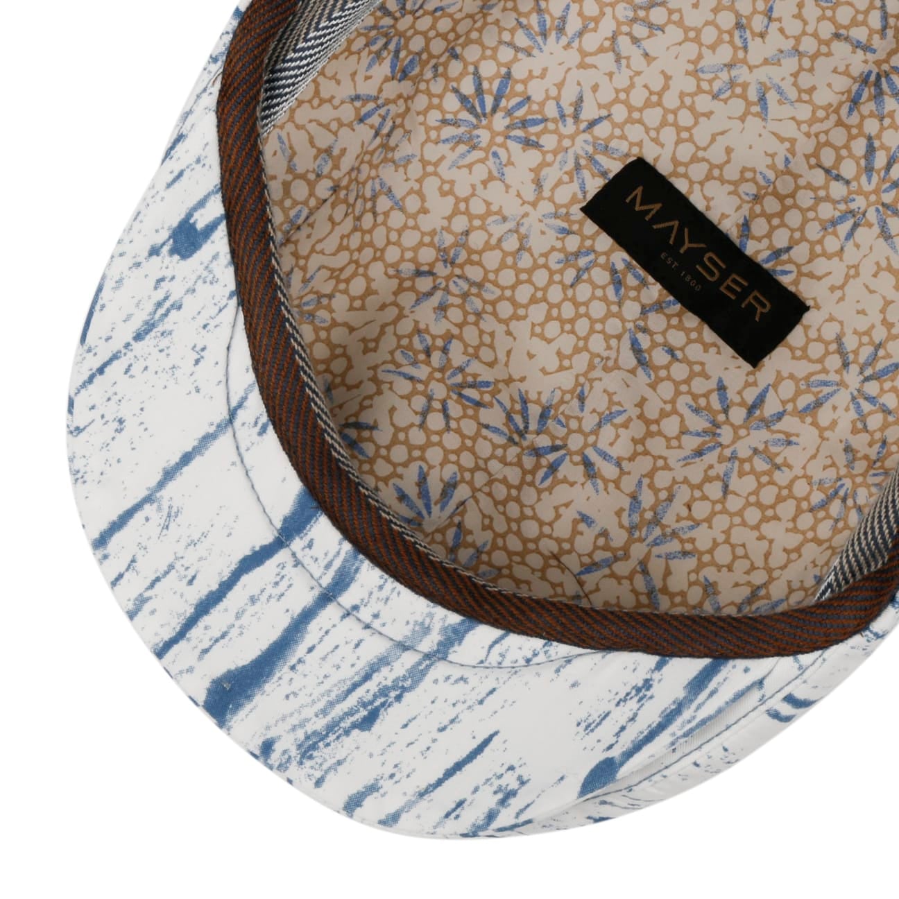 mayser-twotone-cotton-flatcap-baumwoll-flatcap-5-teilig image 4
