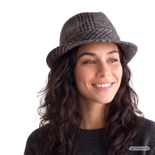 stetson-teton-wollhut-trilby-karomuster-schurwolle-made-in-italy-unisex image 8