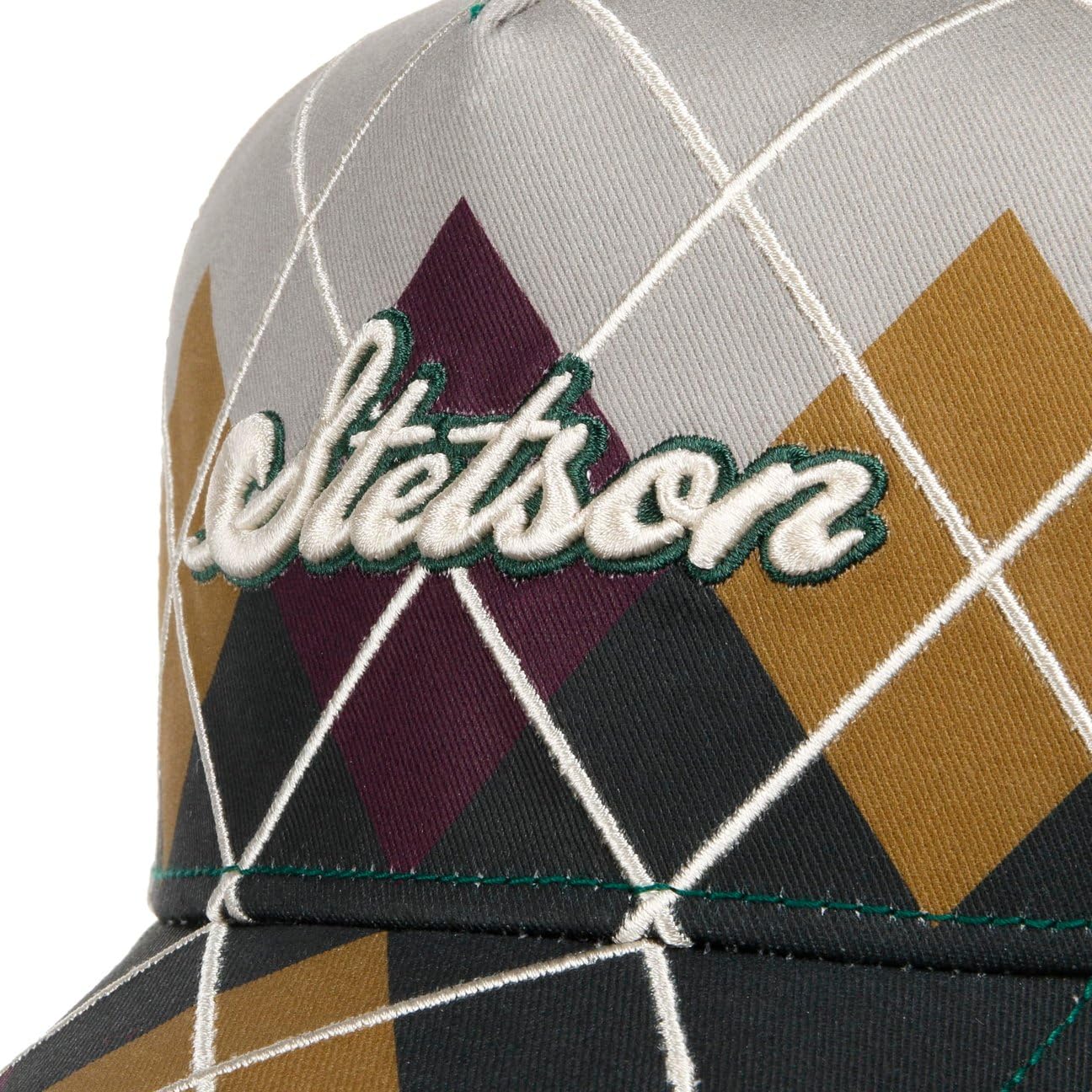 stetson-madison-truckercap-argyle-check-snapback-herren image 6