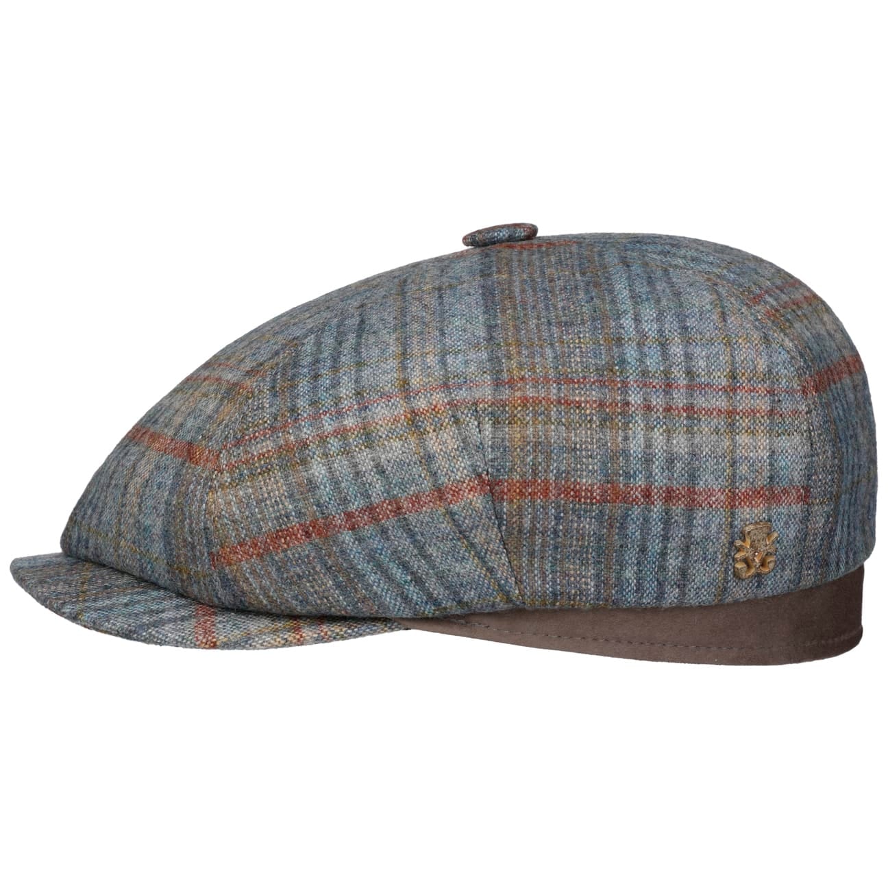 mayser-emil-check-flatcap-zechbauer-schurwolle-kaschmir-ledersaum image 3