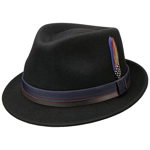 stetson-decato-wollfilz-trilby-fedora-hut-mit-lederband image 5