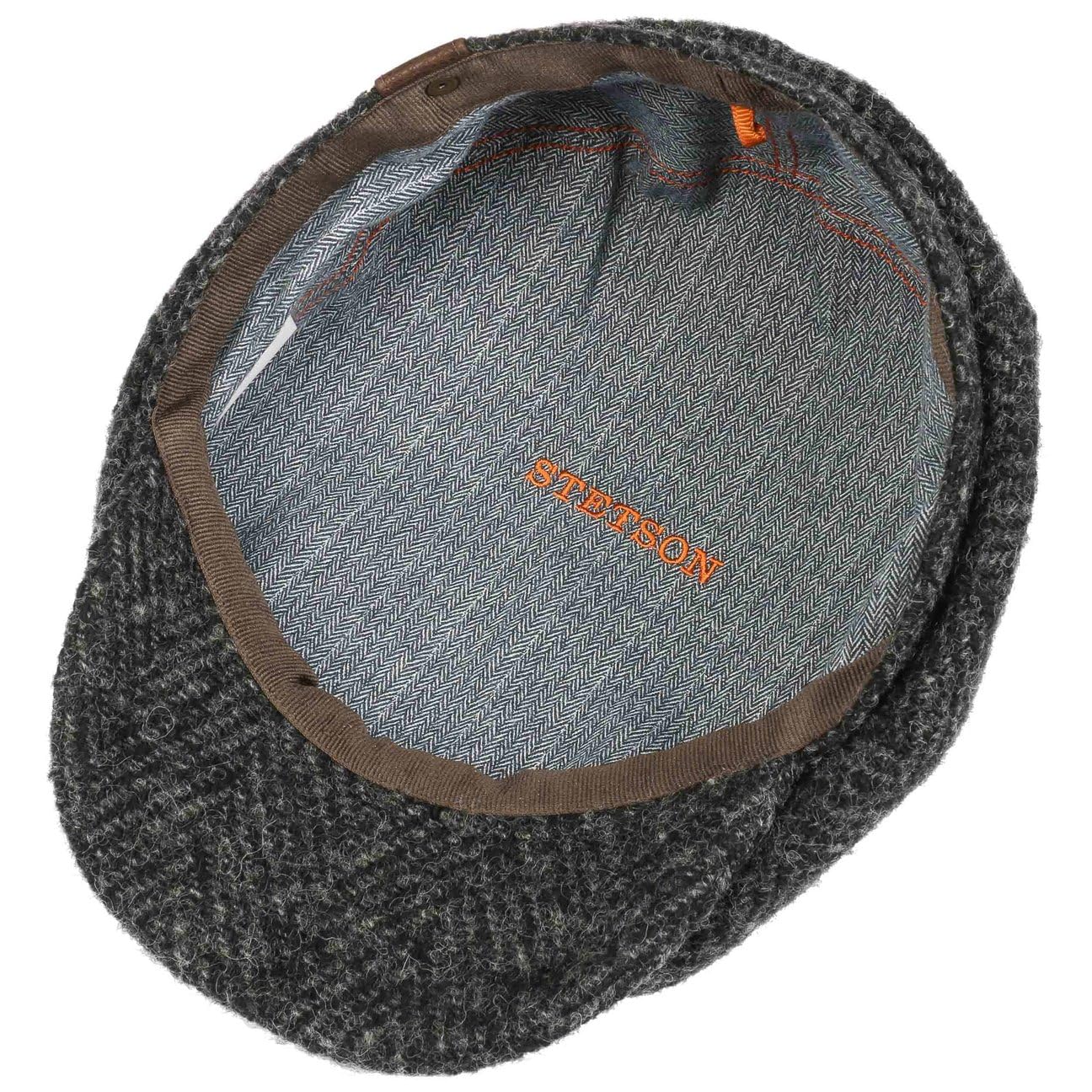stetson-hatteras-herringbone-flatcap-schirmm-tze-schurwolle-schwarz image 5
