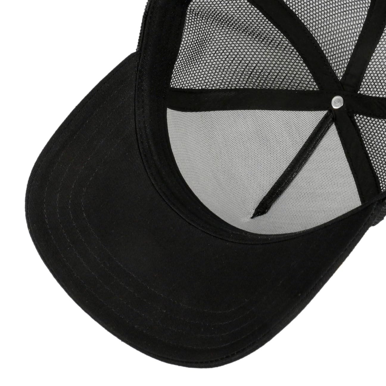 stetson-brooklin-trucker-cap-6-panel-snapback-schwarz-one-size image 5