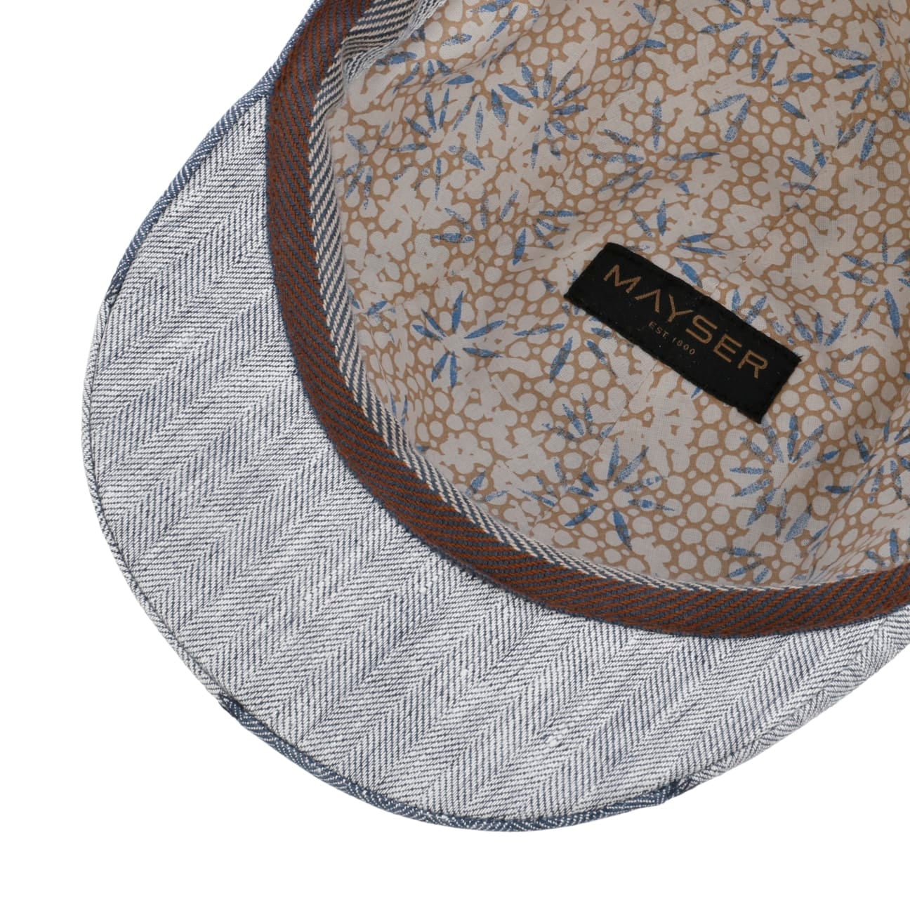 mayser-prince-twotone-leinen-flatcap-herren image 4