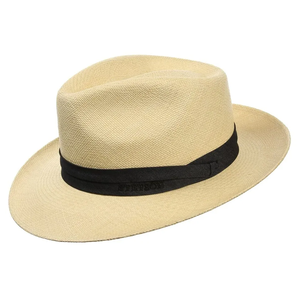 stetson-jenkins-strohhut-bogarthut-fedora-uv-schutz-40-made-in-italy-herren image 1
