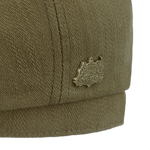 stetson-hatteras-olive-cotton-flatcap-herren-baumwoll-flatcap-mit-lederschirm image 8