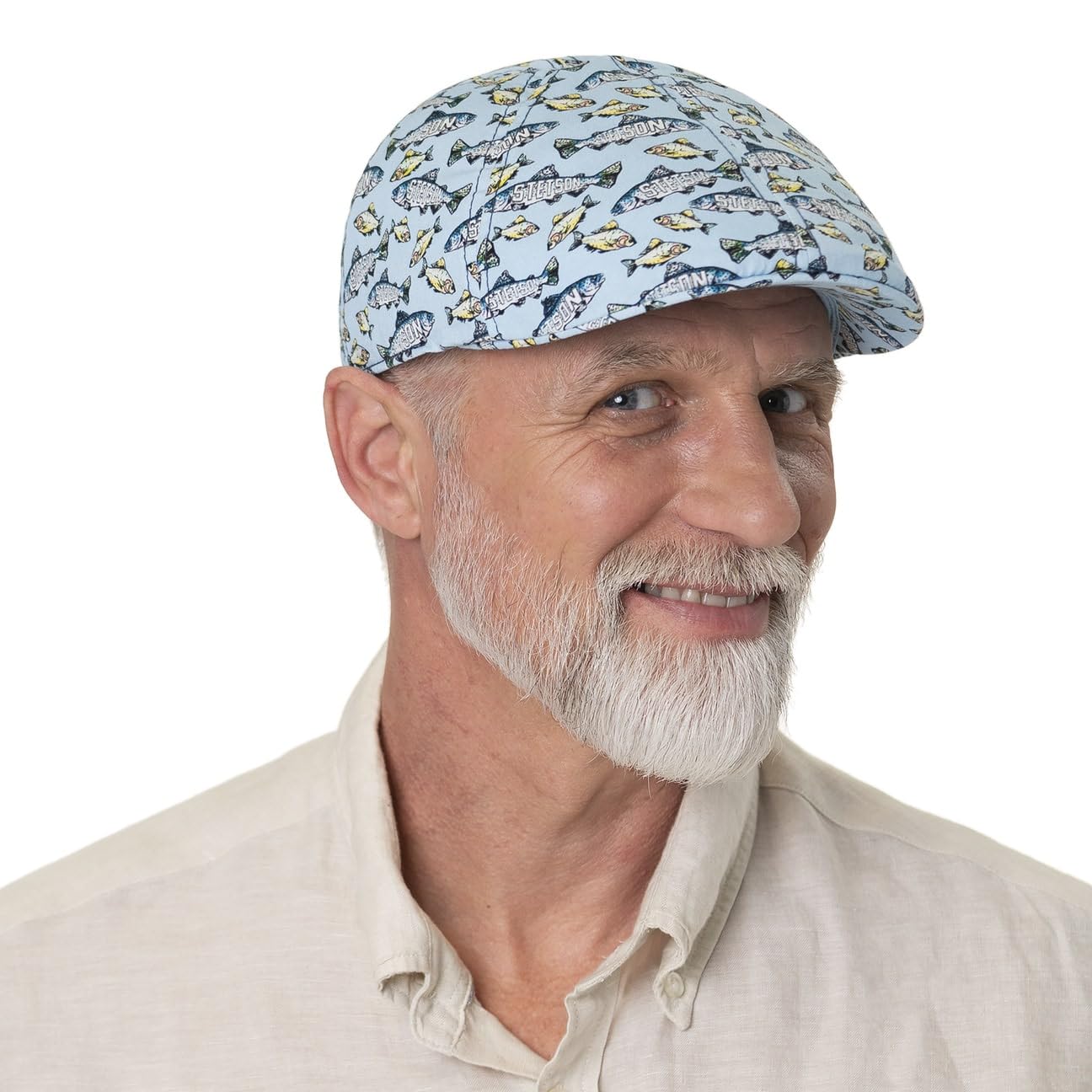 stetson-texas-allover-fish-flatcap-schieberm-tze-uv-schutz-40 image 2