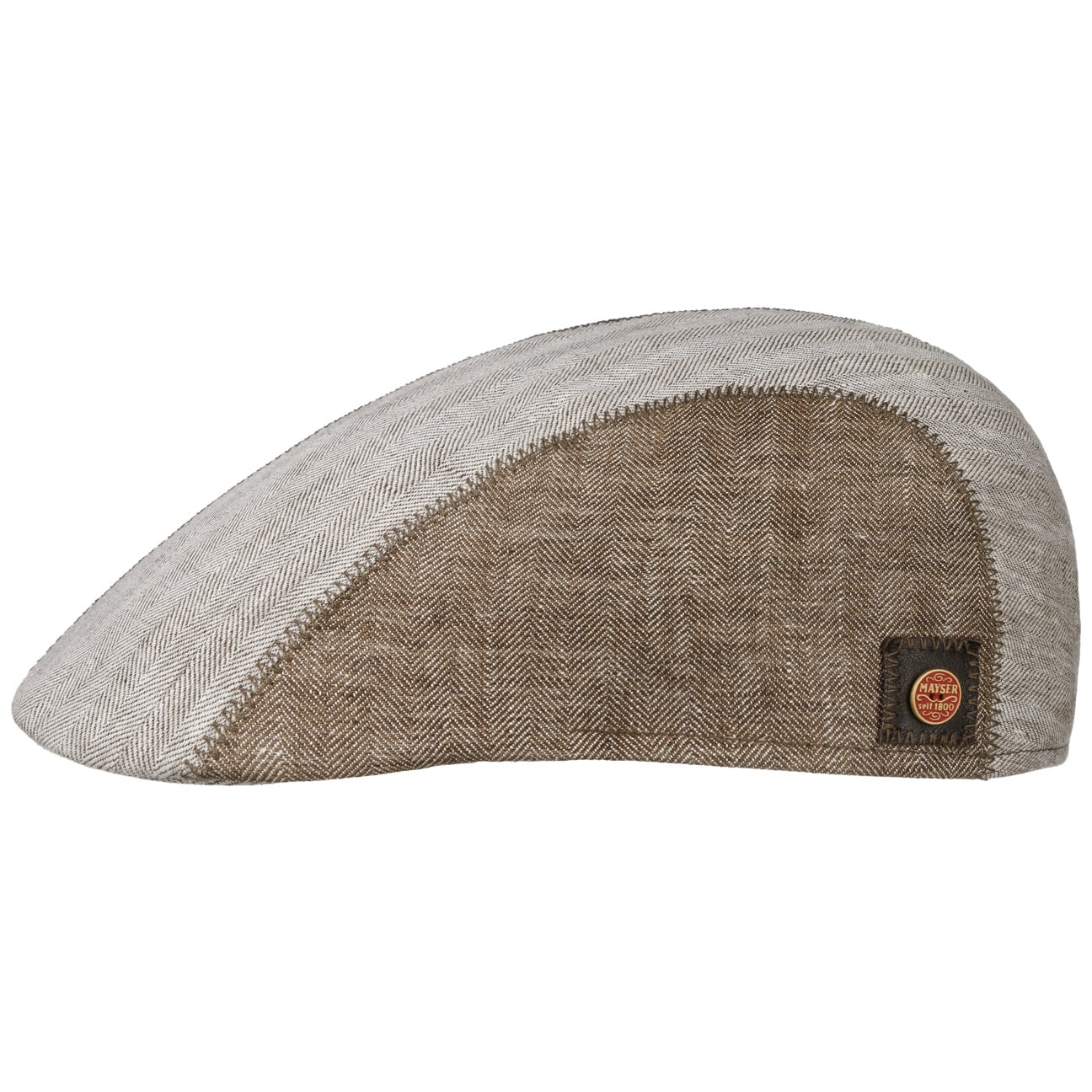 mayser-prince-twotone-leinen-flatcap-herren image 6