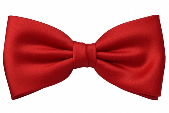 ascot-schleife-uni-satin-gerade-rot image 1