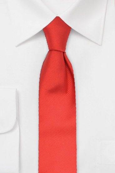 ascot-krawatte-uni-rips-rot-aus-100-seide image 1