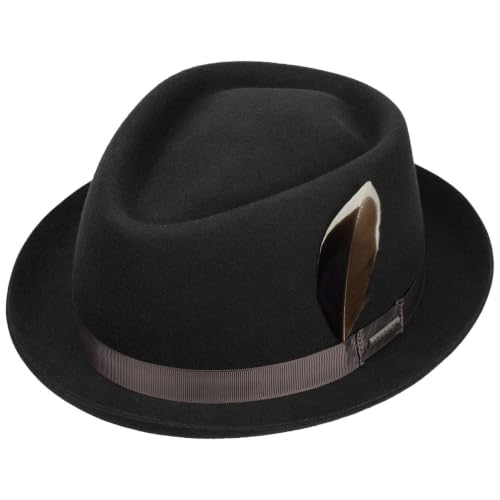 stetson-stenbrick-diamond-pork-pie-hut-wollfilz-asahi-guard-herren image 6