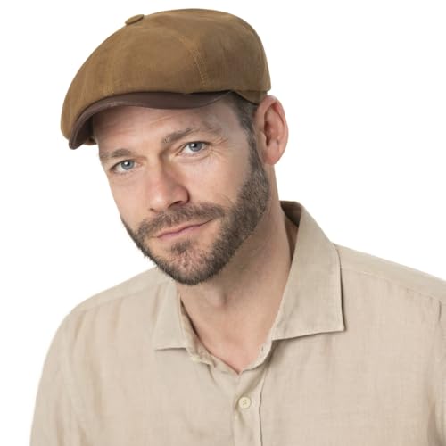 stetson-hatteras-waxed-flatcap-baumwolle-leinen-herren-made-in-germany image 8