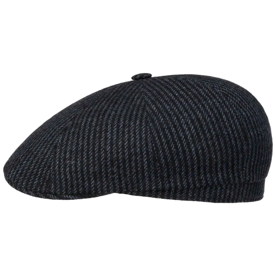 stetson-hatteras-schirmm-tze-gestreift-made-in-germany image 1
