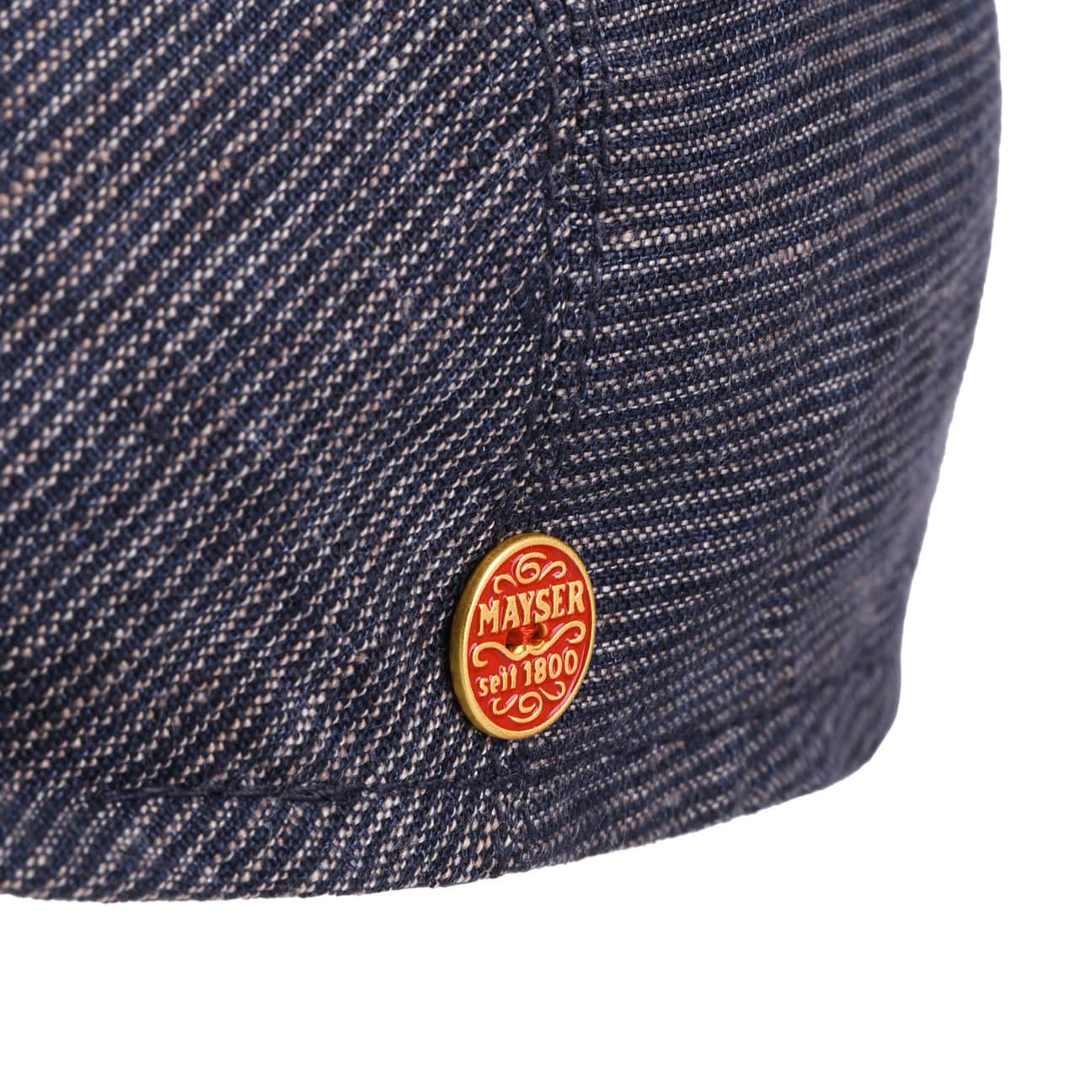 mayser-sidney-fine-stripes-flatcap-herren-leinen-flatcap image 4