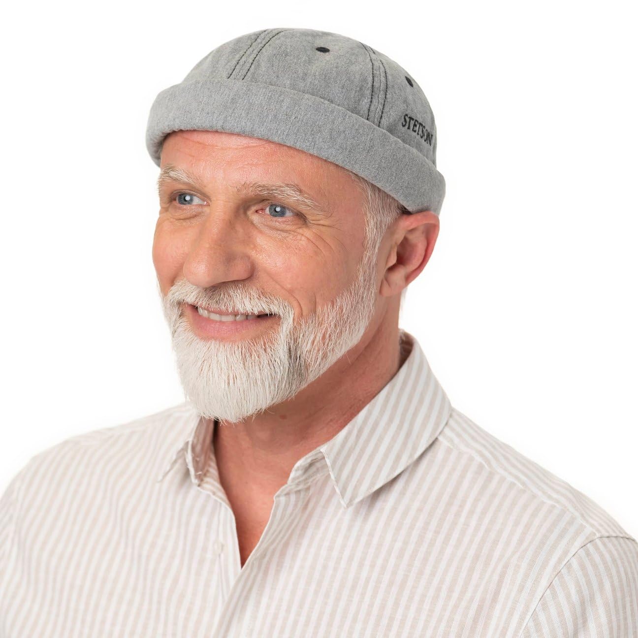 stetson-cotton-melange-dockerm-tze-herren-baumwolle-denim-look-verstellbar image 2
