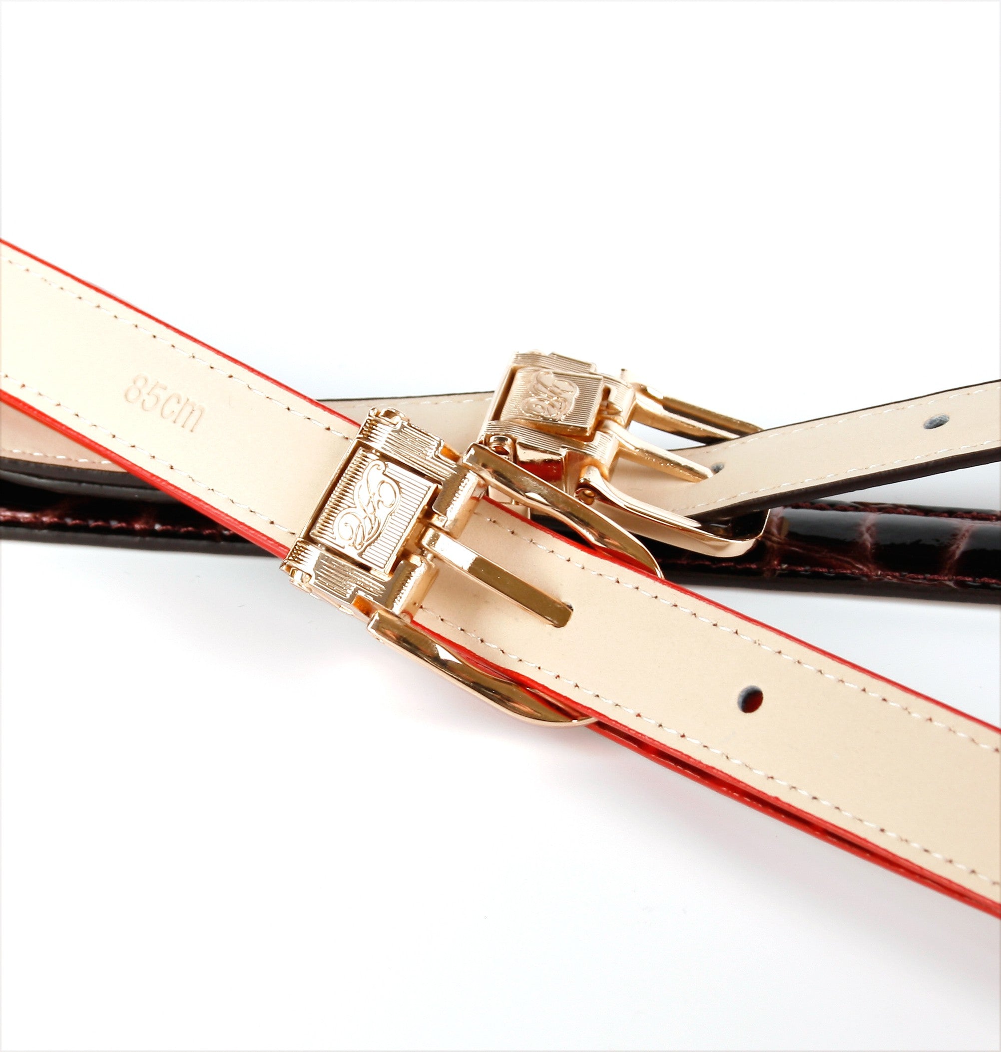 anthoni-crown-lacklederg-rtel-damen-2-0-cm-schwarz-43h00l-goldfarbene-schlie-e image 4