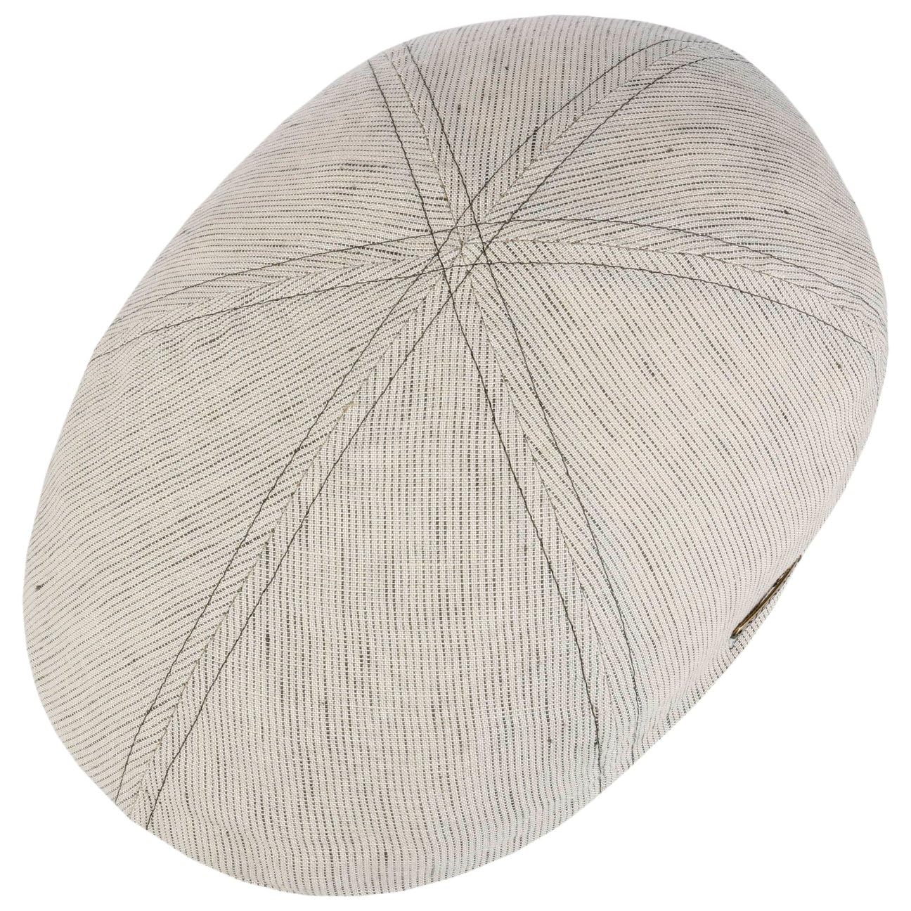stetson-texas-stripe-flatcap-schirmm-tze-leinen-sommer-made-in-eu image 3