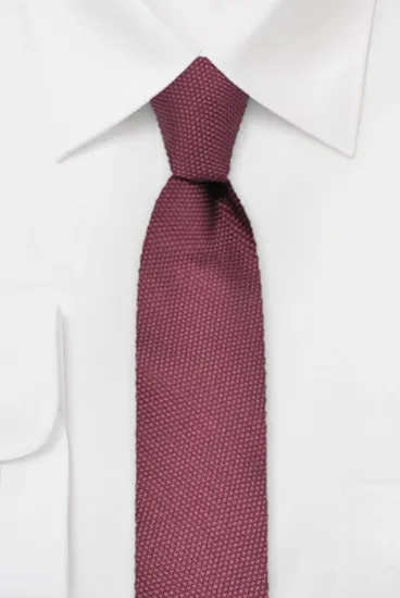 ascot-krawatte-uni-strukturiert-violett-seide-7-5-cm image 1