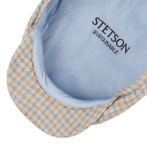 stetson-vanmore-flat-cap-leinen-baumwolle-karo-made-in-eu image 7