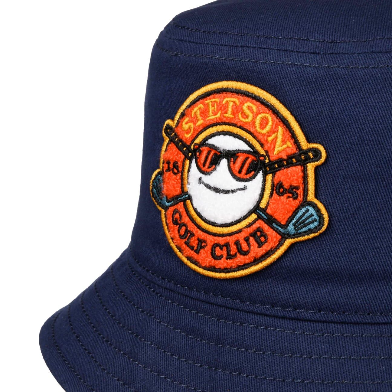 stetson-golf-club-bucket-hat-stoffhut-mit-golfball-patch-damen-und-herren image 5
