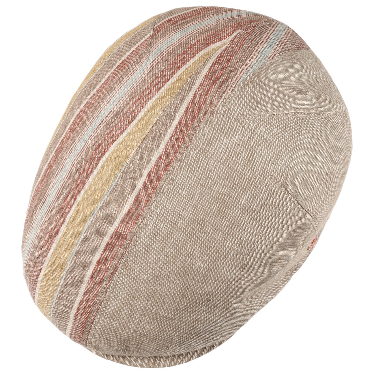 mayser-jasper-stripes-leinencap-flatcap image 3