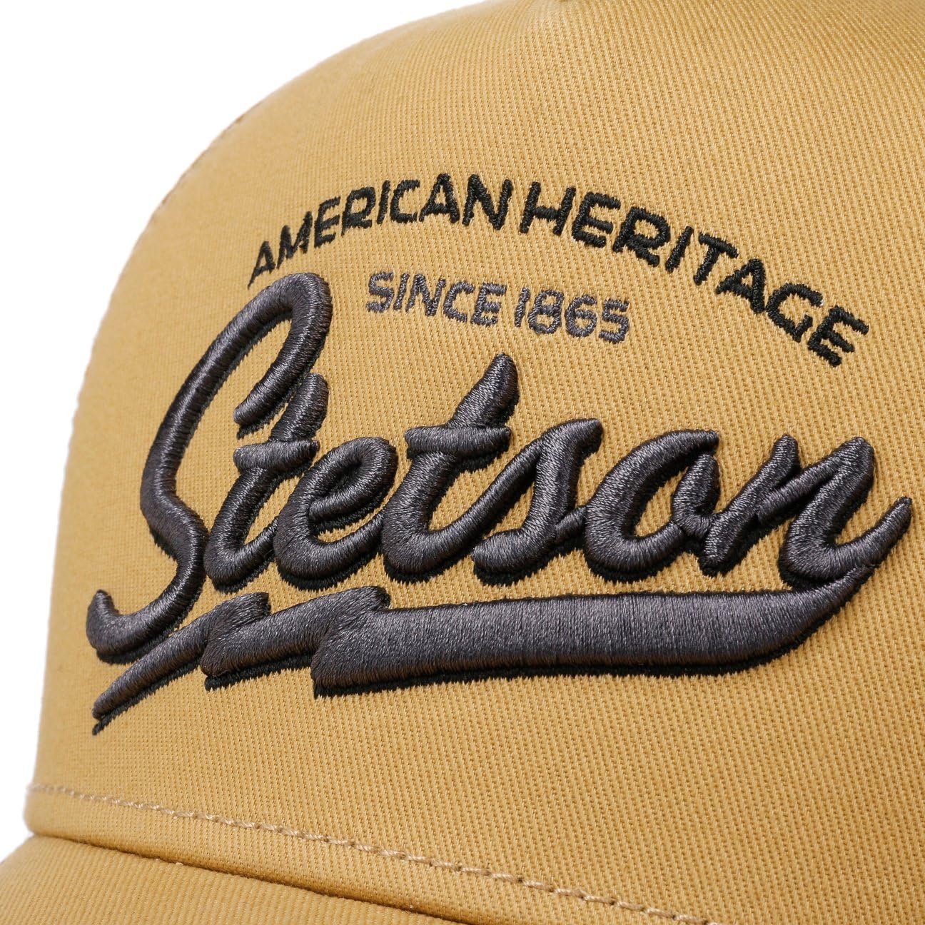 stetson-since-1865-trucker-cap-meshcap-herren-baumwolle-verstellbar-camel-one-si image 6
