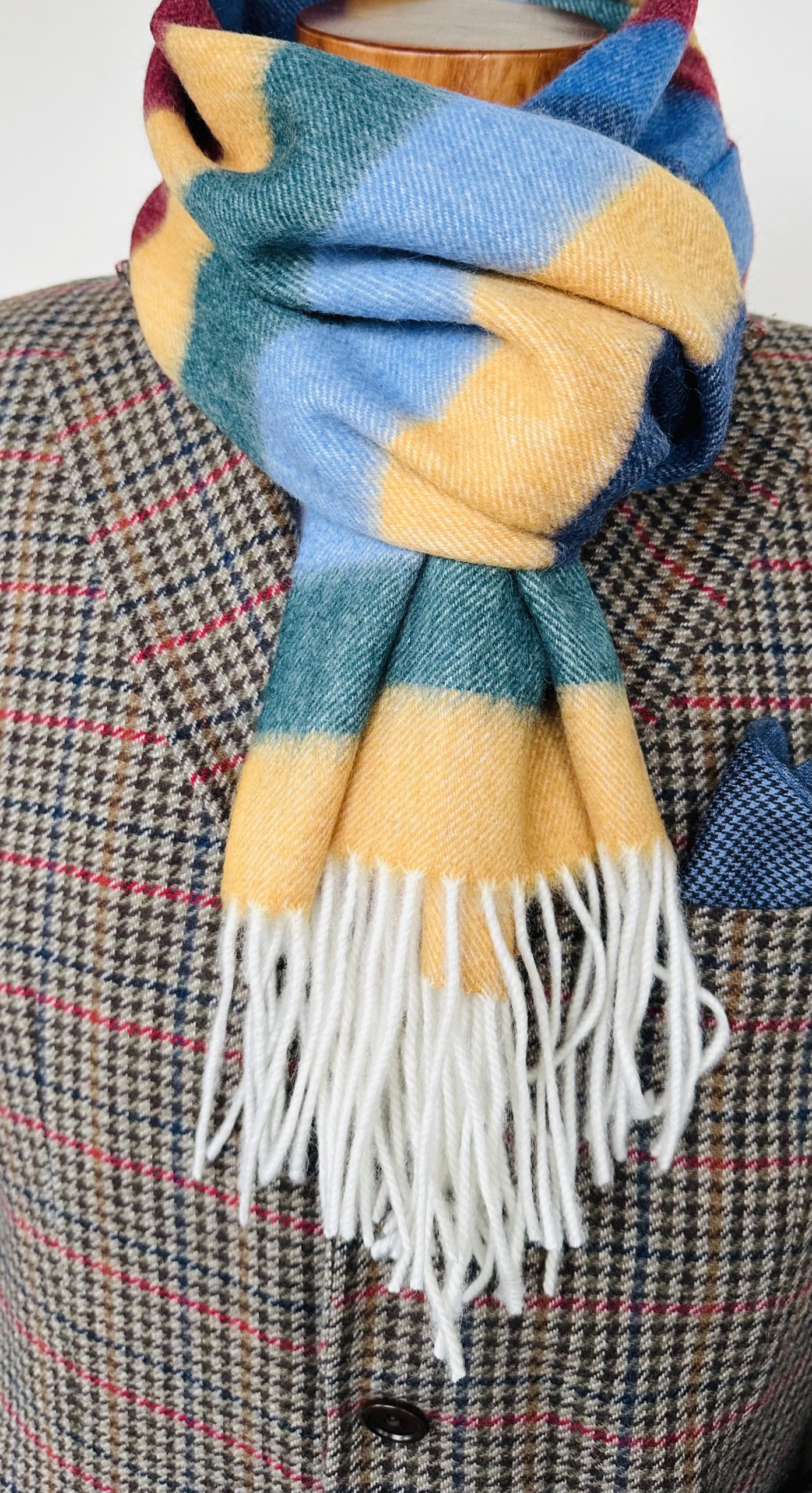 ascot-schal-wolle-kaschmir-multicolor-30-x-190-cm image 1