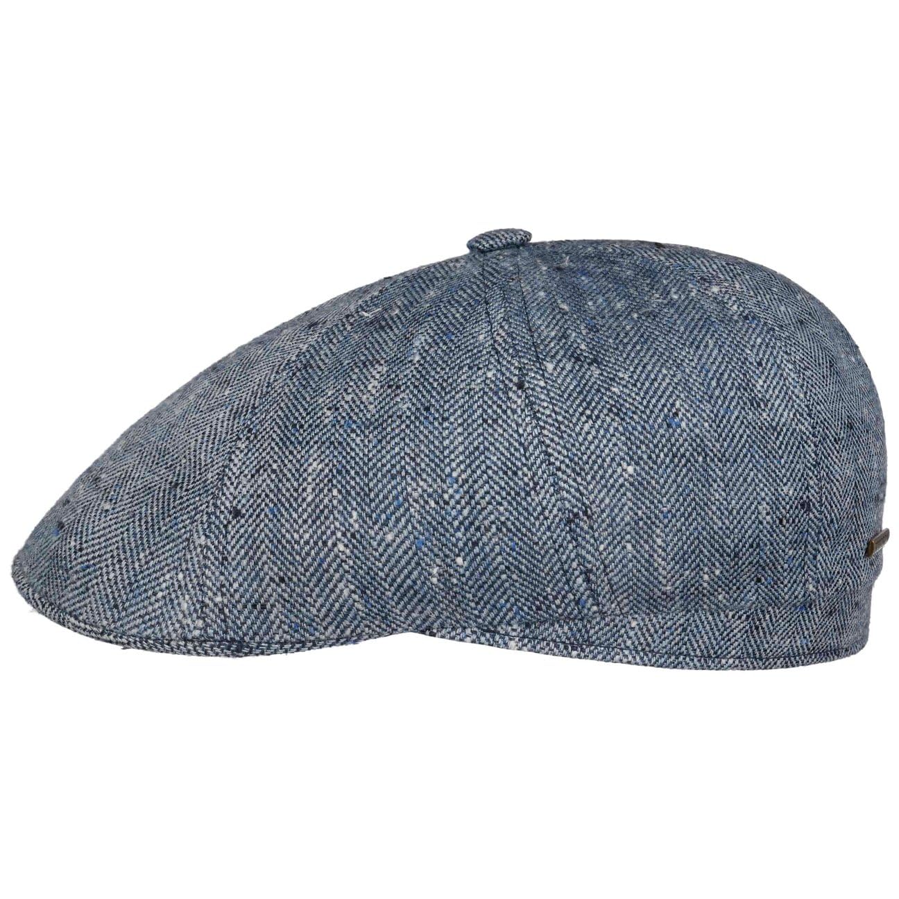 stetson-claverford-flatcap-8-panel-herringbone-aus-seidenmix-nachhaltig image 1