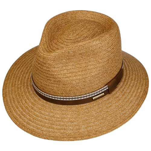 stetson-mandeco-toyo-strohhut-traveller-natur-mit-lederband-unisex image 6