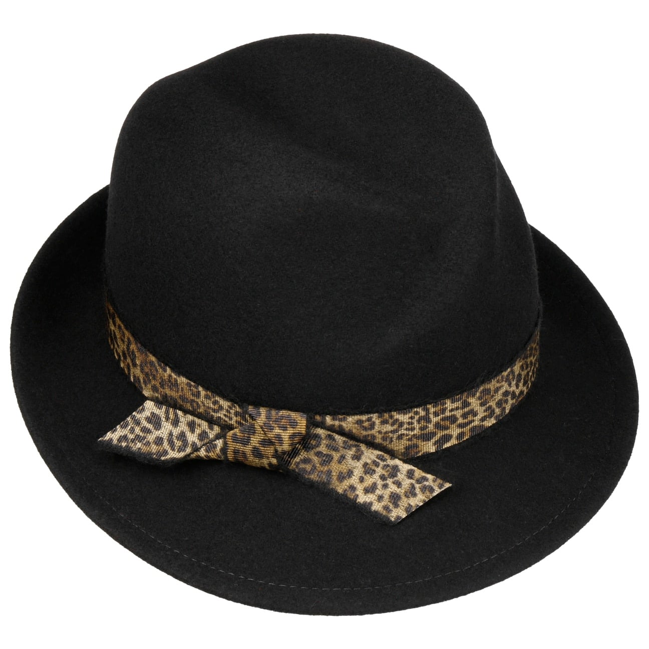 mayser-laveca-trilby-wollhut-mit-leoprint-schleife image 2