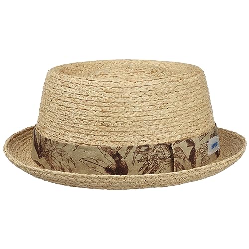 stetson-vilco-sustainable-pork-pie-strohhut-natur-aus-raffiastroh image 5