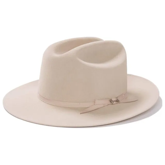 stetson-open-road-6x-fellfilzhut-cowboyhut-silber-lbj-style-62-eu image 1